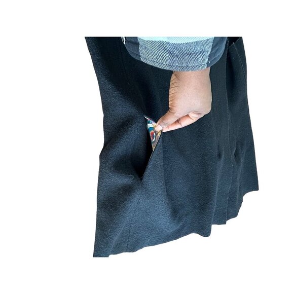 Beyond Threads Womens Alpaca Wool Blend Sleeveless Black Vest - Picture 6 of 14